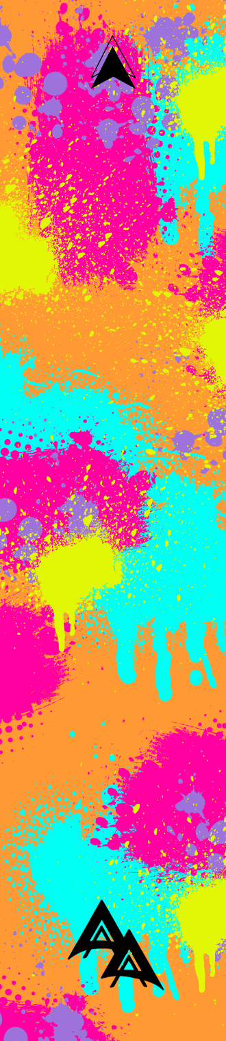 PAINT SPLATTER ORANGE SIZE: 1