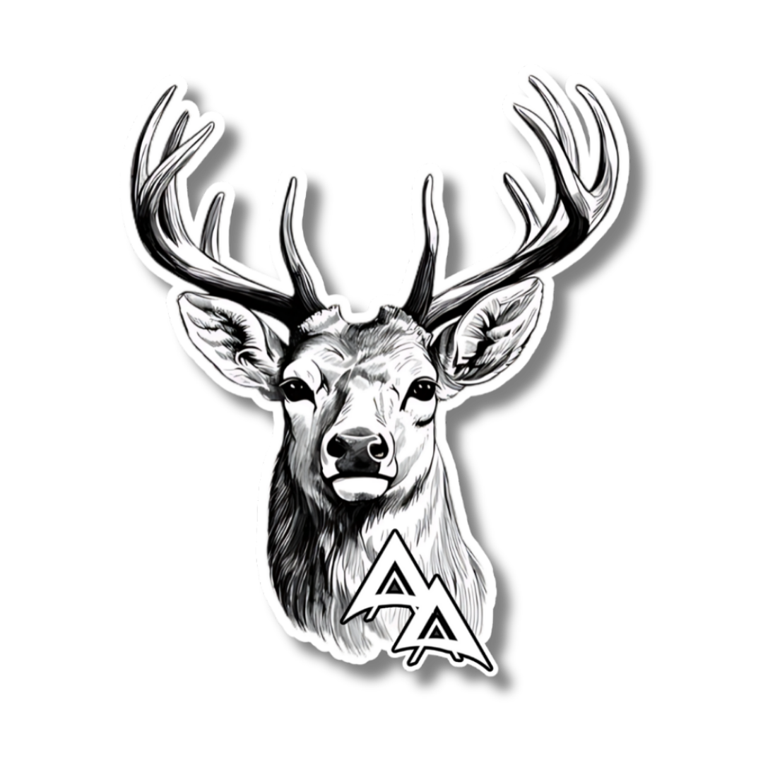 APA Whitetail Mount Sticker