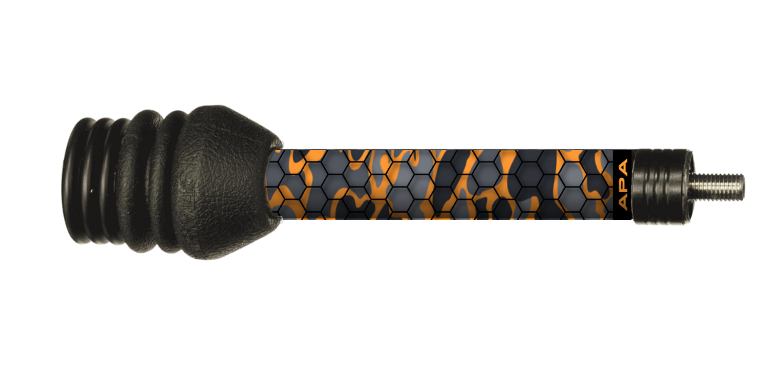 APA STABILIZER WRAP HEX DUCK CAMO SERIES - ORANGE