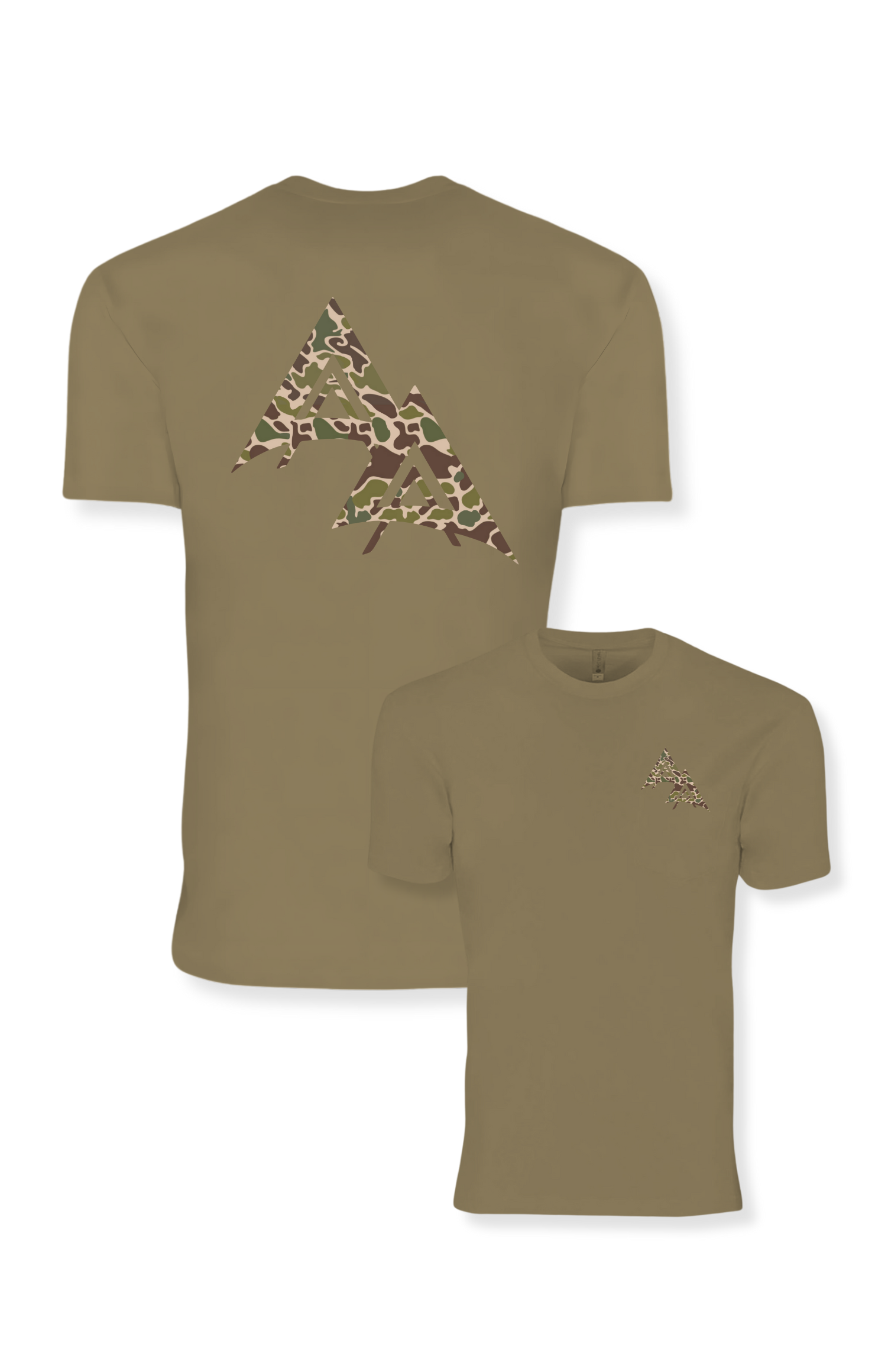 APA DUCK CAMO TEE - MILITARY GREEN