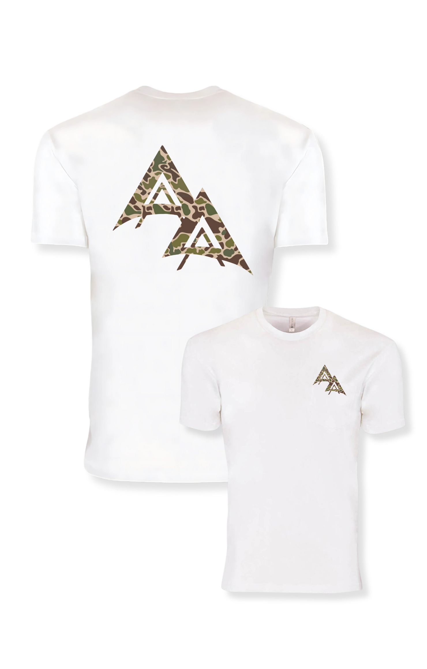 APA DUCK CAMO TEE - WHITE