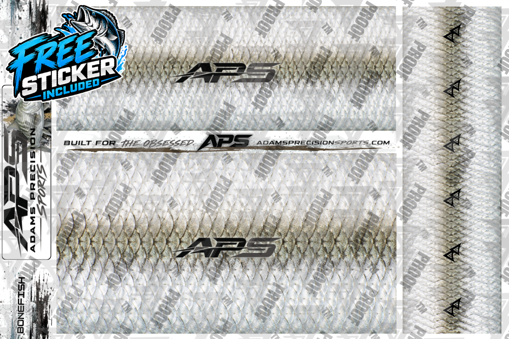AP Sports Rod Wrap Pack - BONEFISH