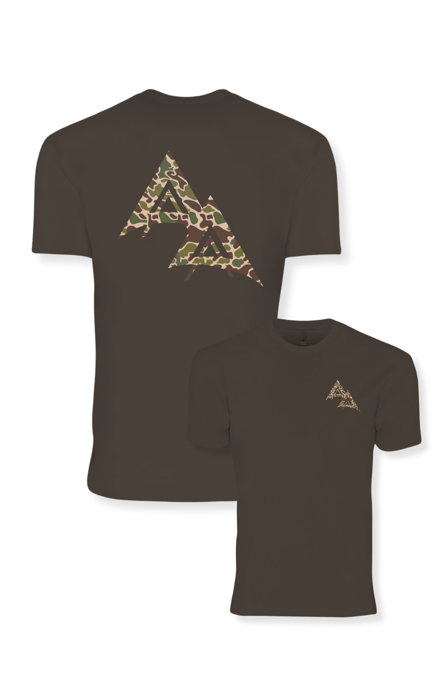 APA DUCK CAMO TEE - MACCHIATO
