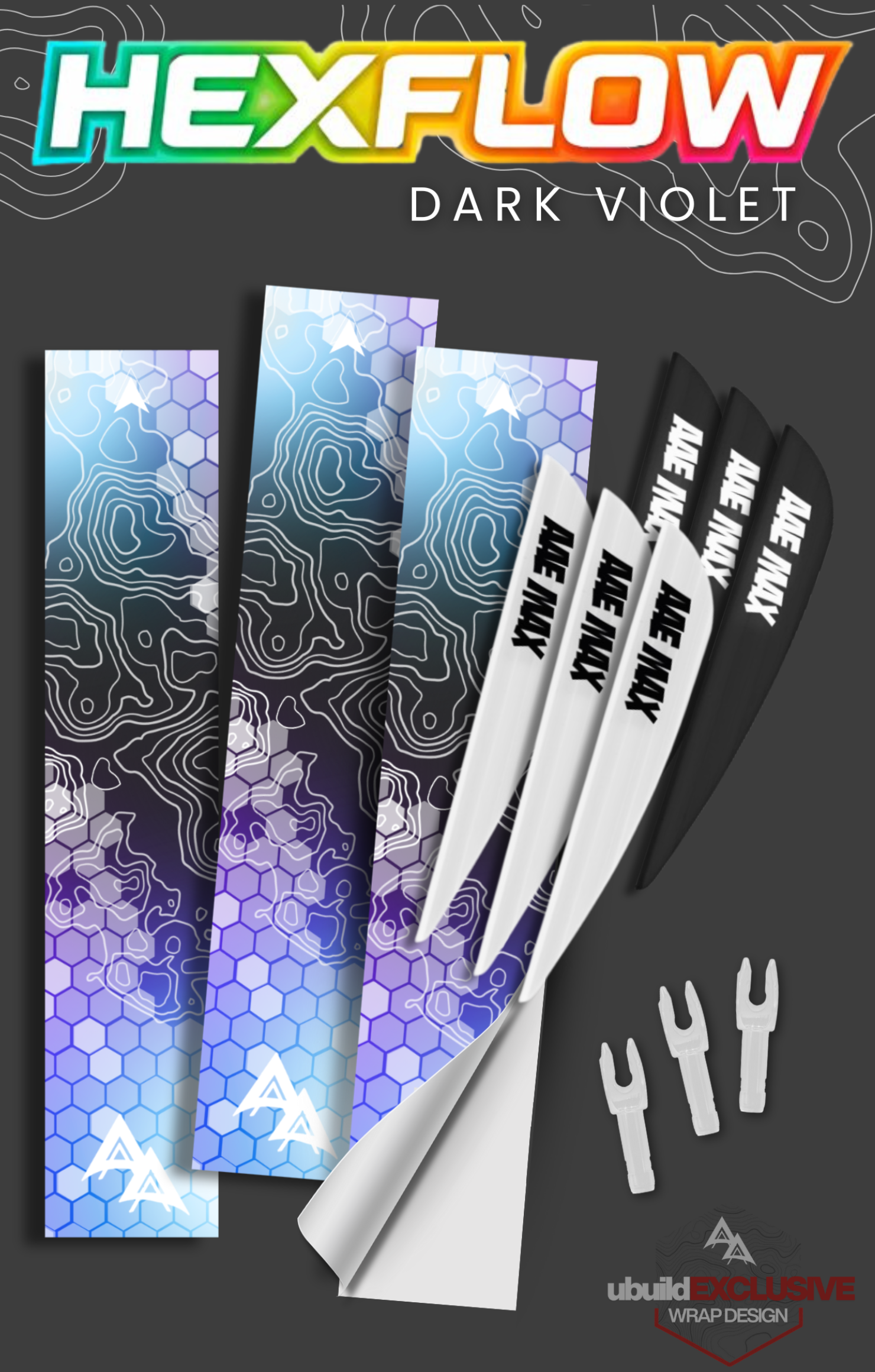 HEXFLOW SERIES ubuild™ KIT - DARK VIOLET