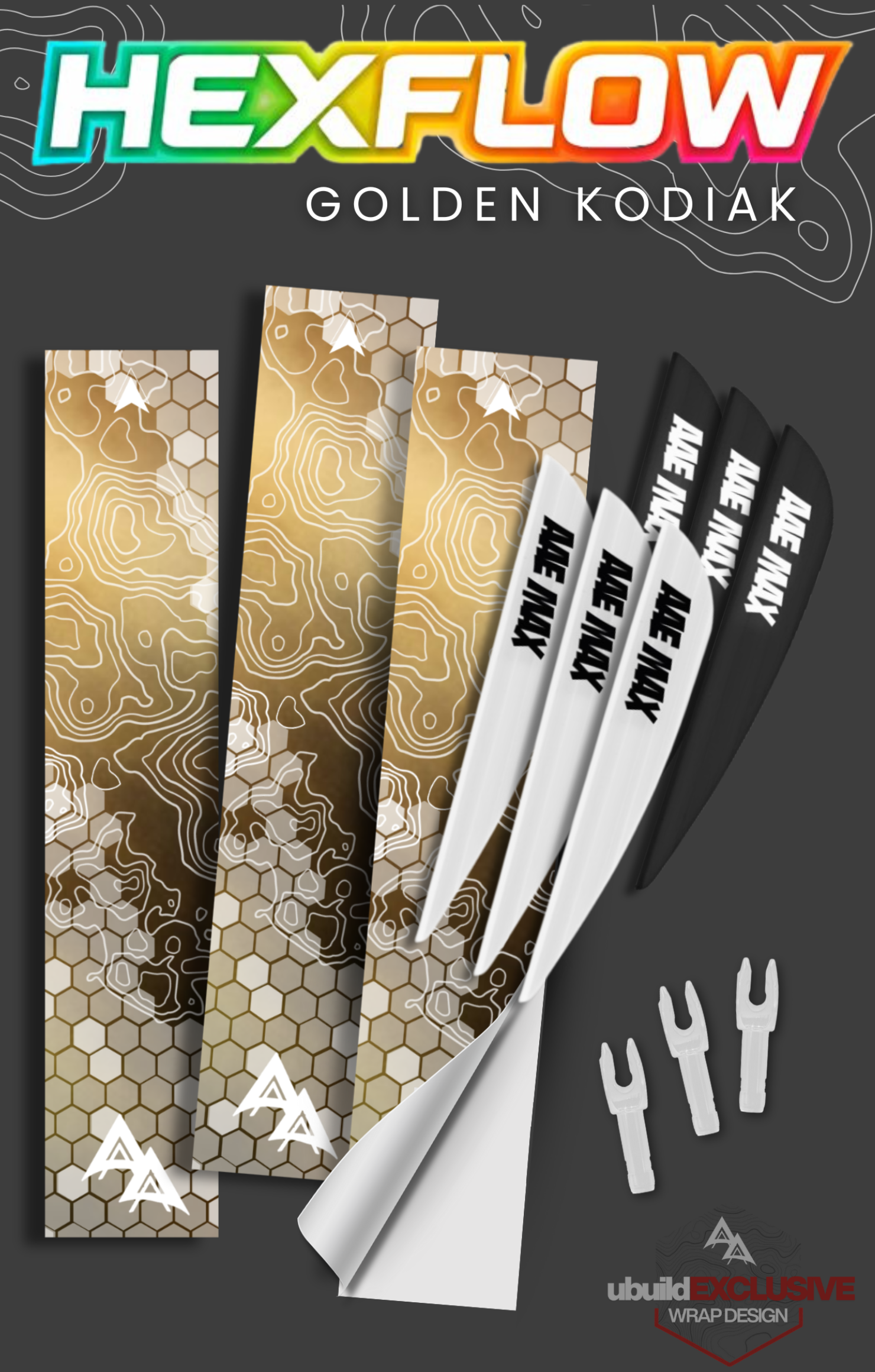 HEXFLOW SERIES ubuild™ KIT - GOLDEN KODIAK
