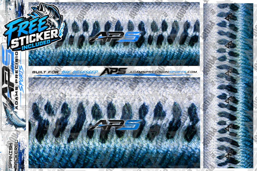 AP Sports Rod Wrap Pack - SPANISH MACKEREL