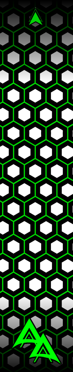 DOUBLE HEX GREEN SIZE: 1