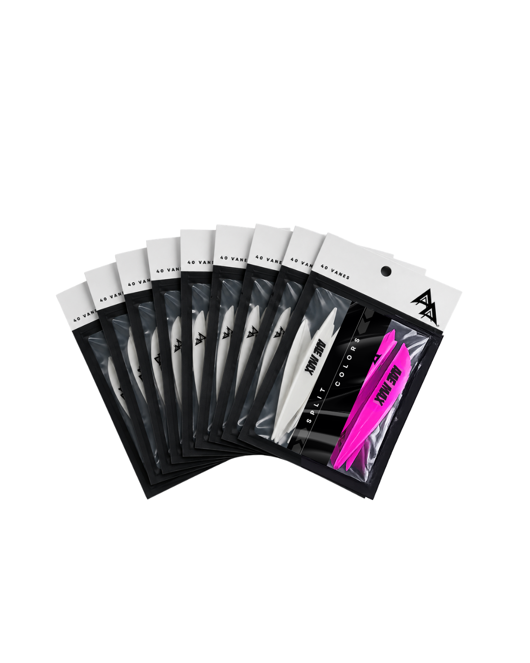 APA LOGO MAX STEALTH VANES | SPLIT COLOR PACK - 40ct