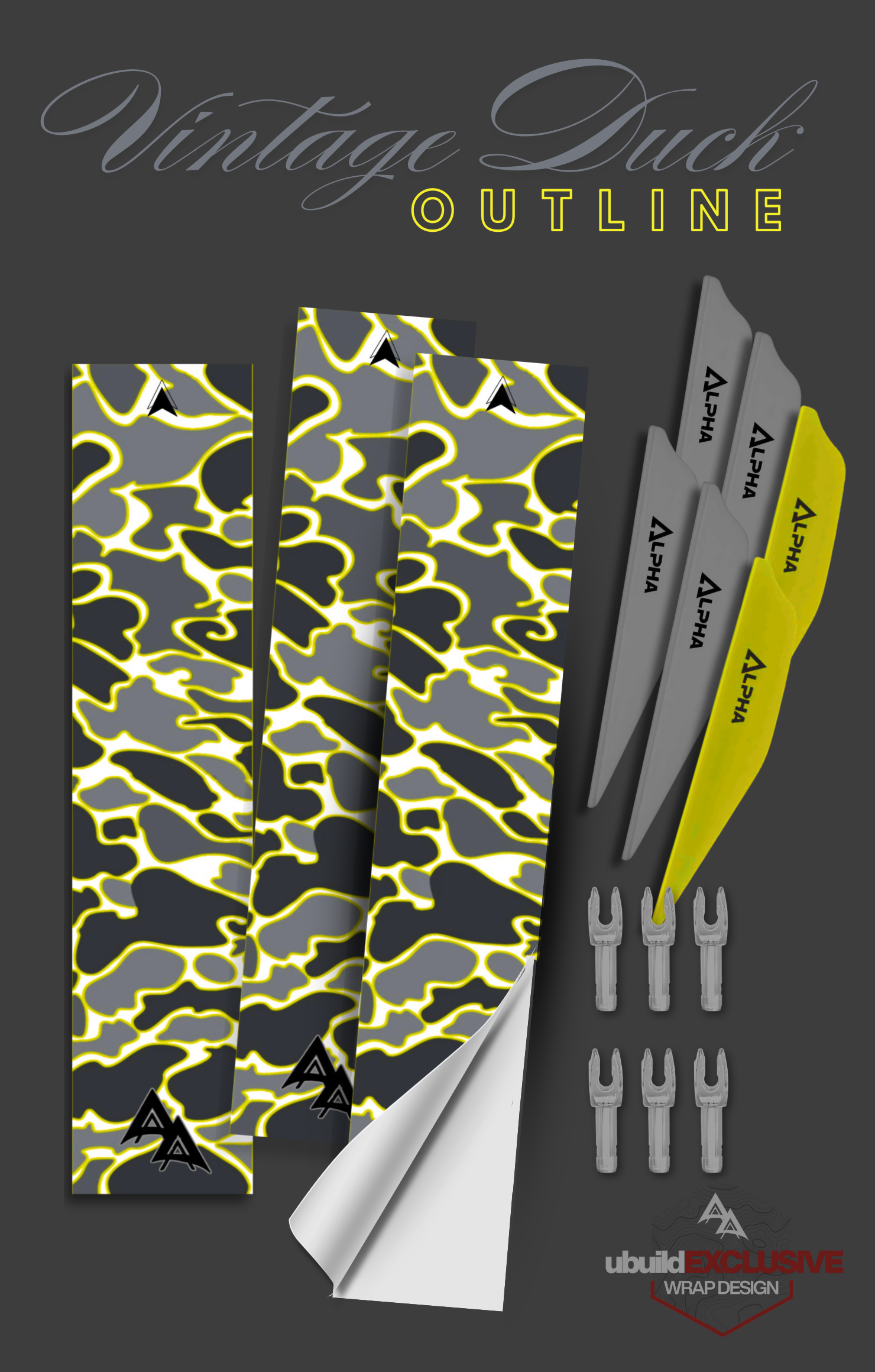 VINTAGE DUCK | OUTLINE YELLOW ubuild™ KIT