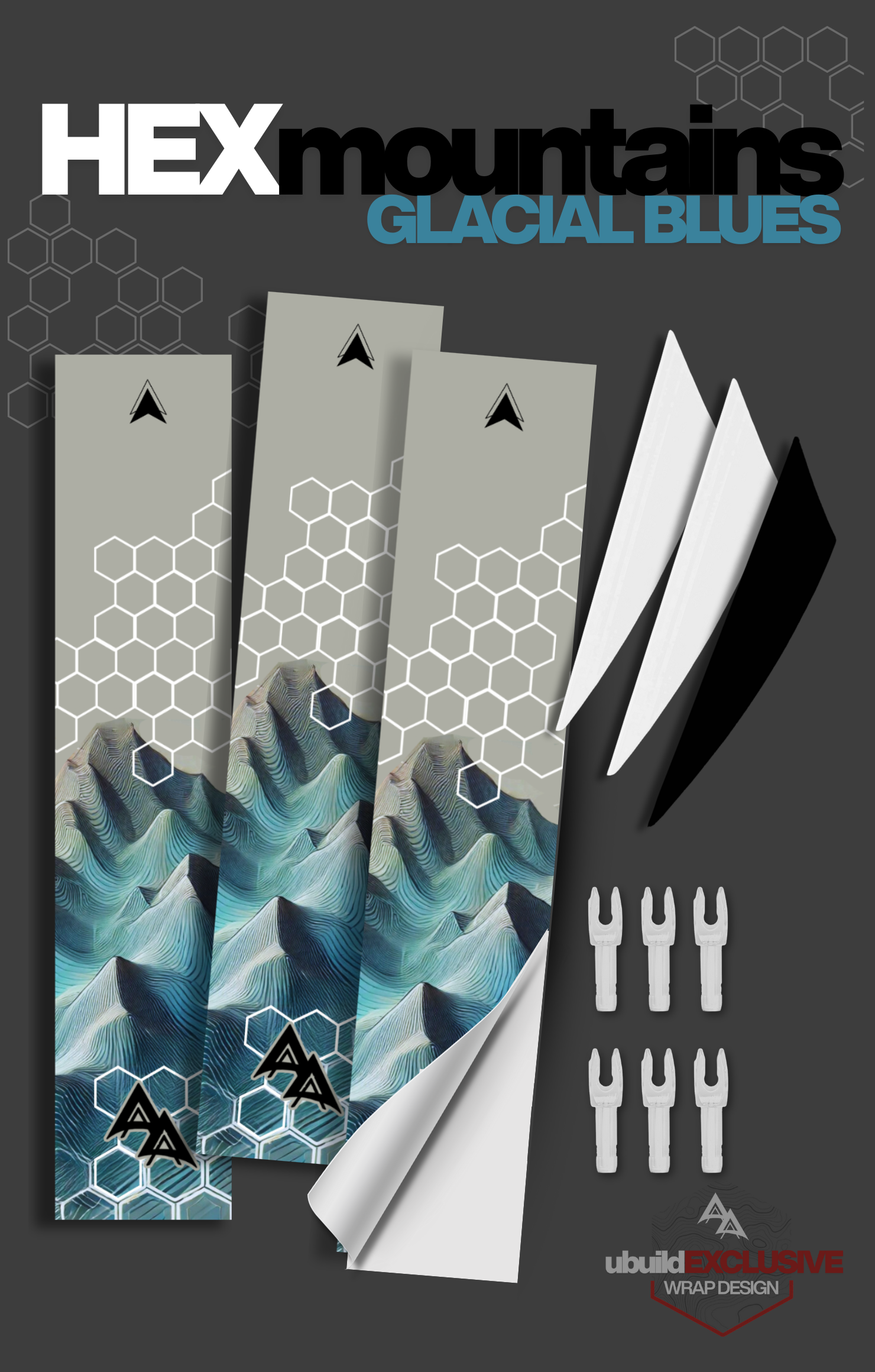 HEX MOUNTAINS | GLACIAL BLUES ubuild™ KIT