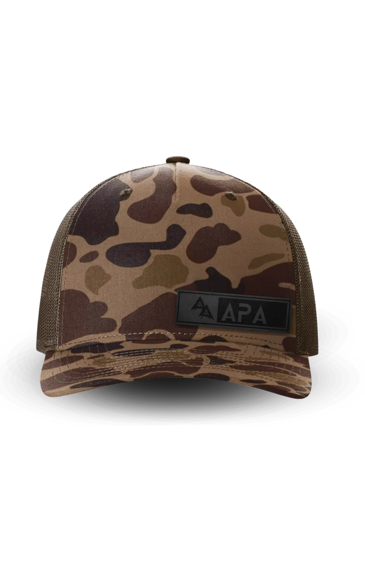 APA RICHARDSON 112 HAT - APA LOGO RECTANGLE PATCH SIDE GREY | TRADITIONAL DUCK