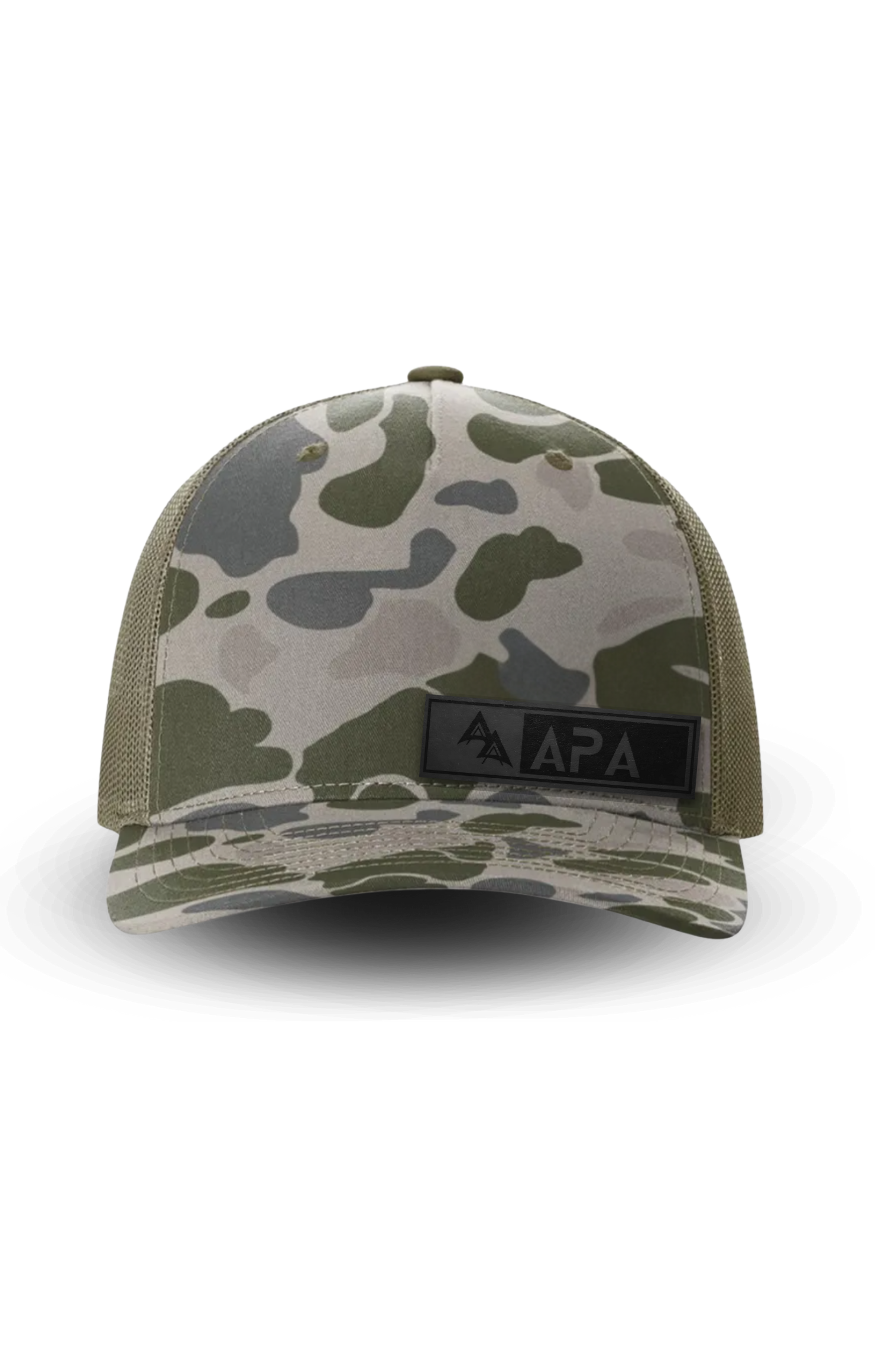 APA RICHARDSON 112 HAT - APA LOGO RECTANGLE PATCH SIDE GREY | MARINE DUCK