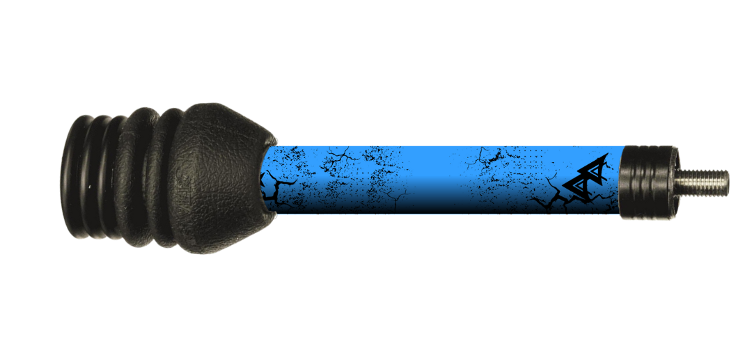 APA STABILIZER WRAP - BLACK SHATTERED SERIES BLUE