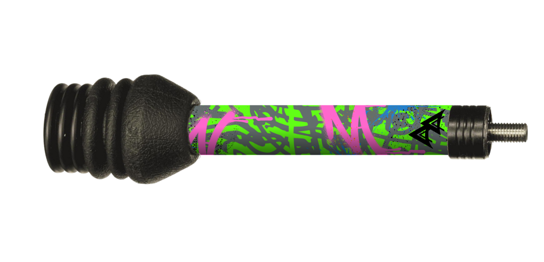 APA STABILIZER WRAP -  GRAFFITI 2.0 SERIES - GREEN/PINK