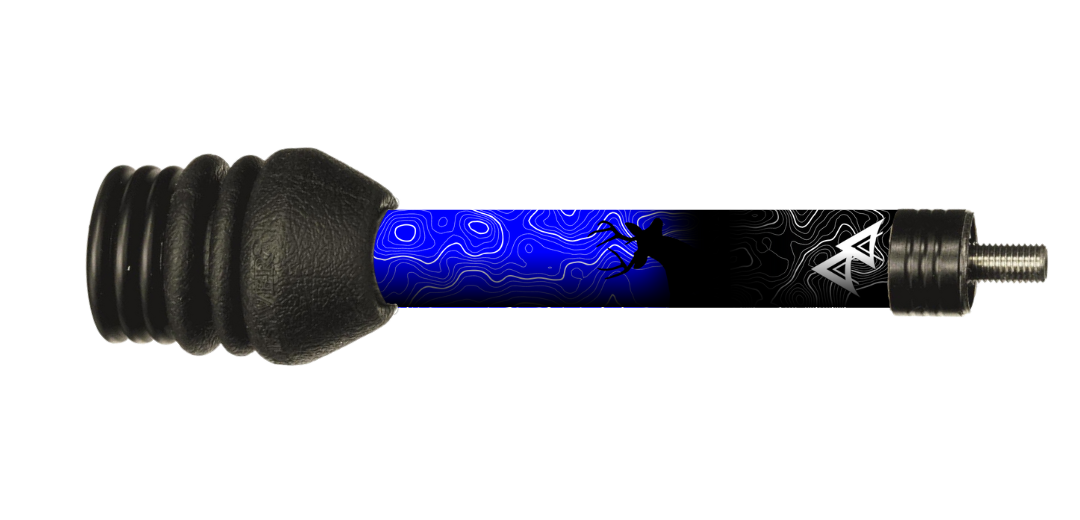 APA STABILIZER WRAP - GAME SERIES WHITETAIL TOPO FADE BLUE