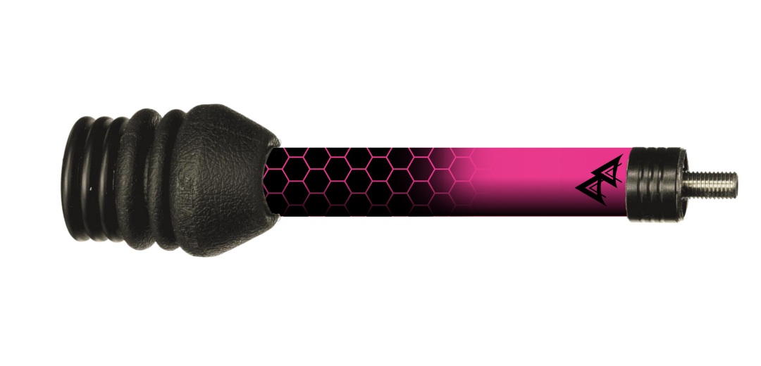 APA STABILIZER WRAP - DISSOLVING HEX SERIES FLO PINK CLOSED