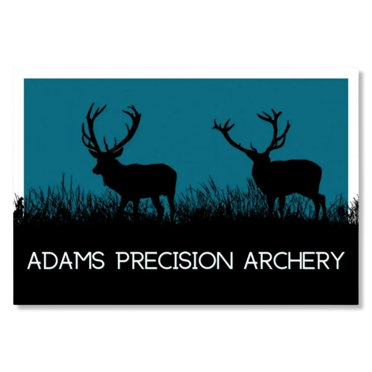 Adams Precision Archery Silhouette Sticker