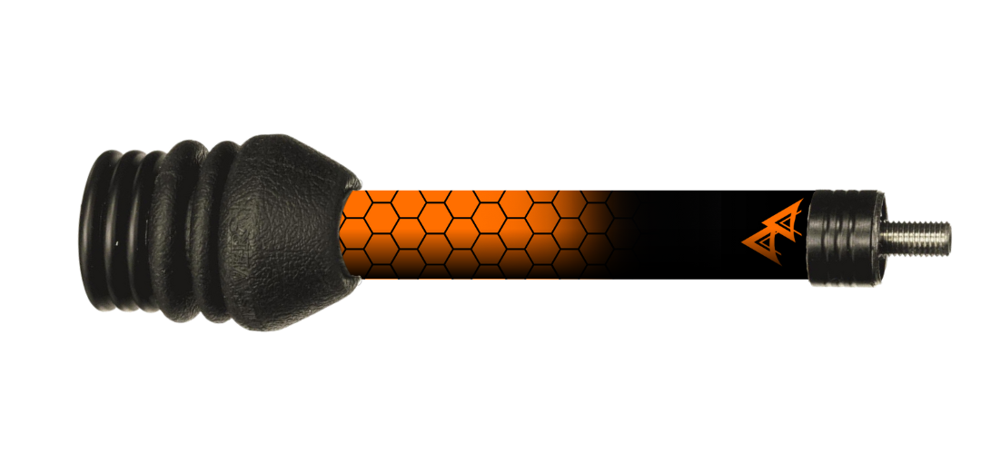 APA STABILIZER WRAP - DISSOLVING HEX SERIES FLO ORANGE OPEN