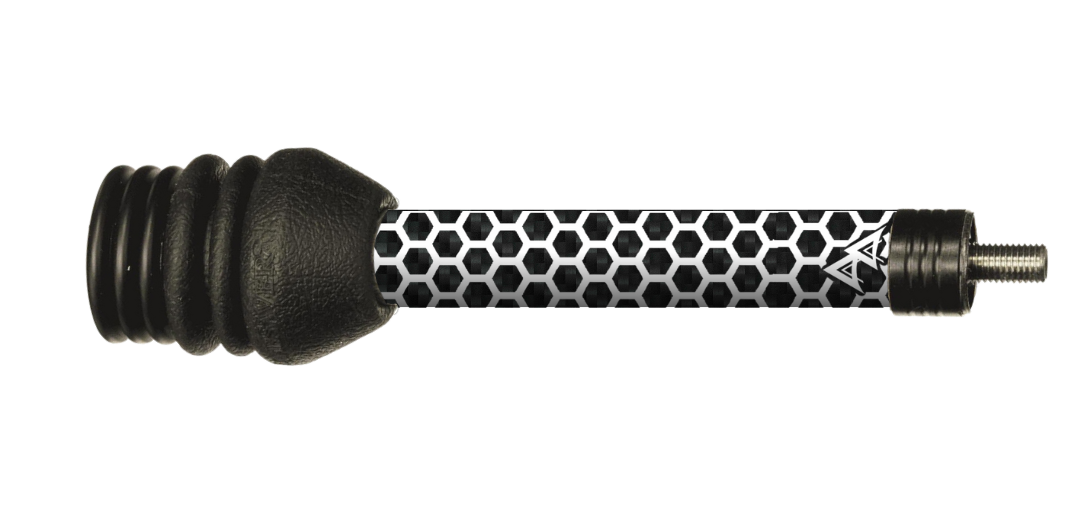 STABILIZER WRAP - CLEAR SERIES GHOST WHITE HEX OUTLINE