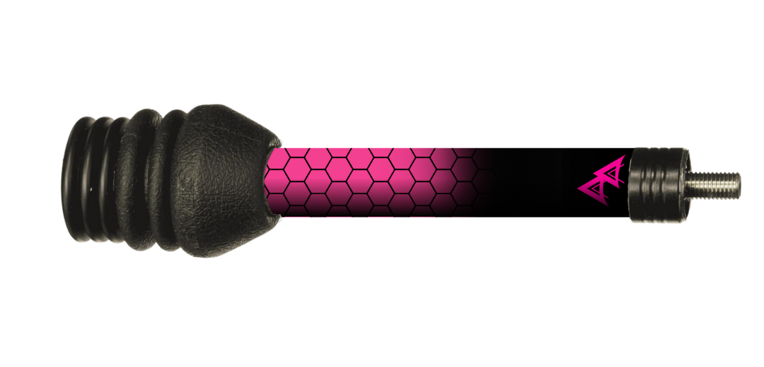 APA STABILIZER WRAP - DISSOLVING HEX SERIES FLO PINK OPEN