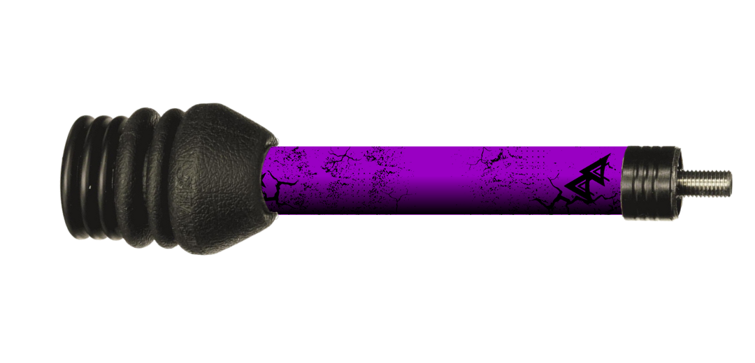 APA STABILIZER WRAP - BLACK SHATTERED SERIES PURPLE