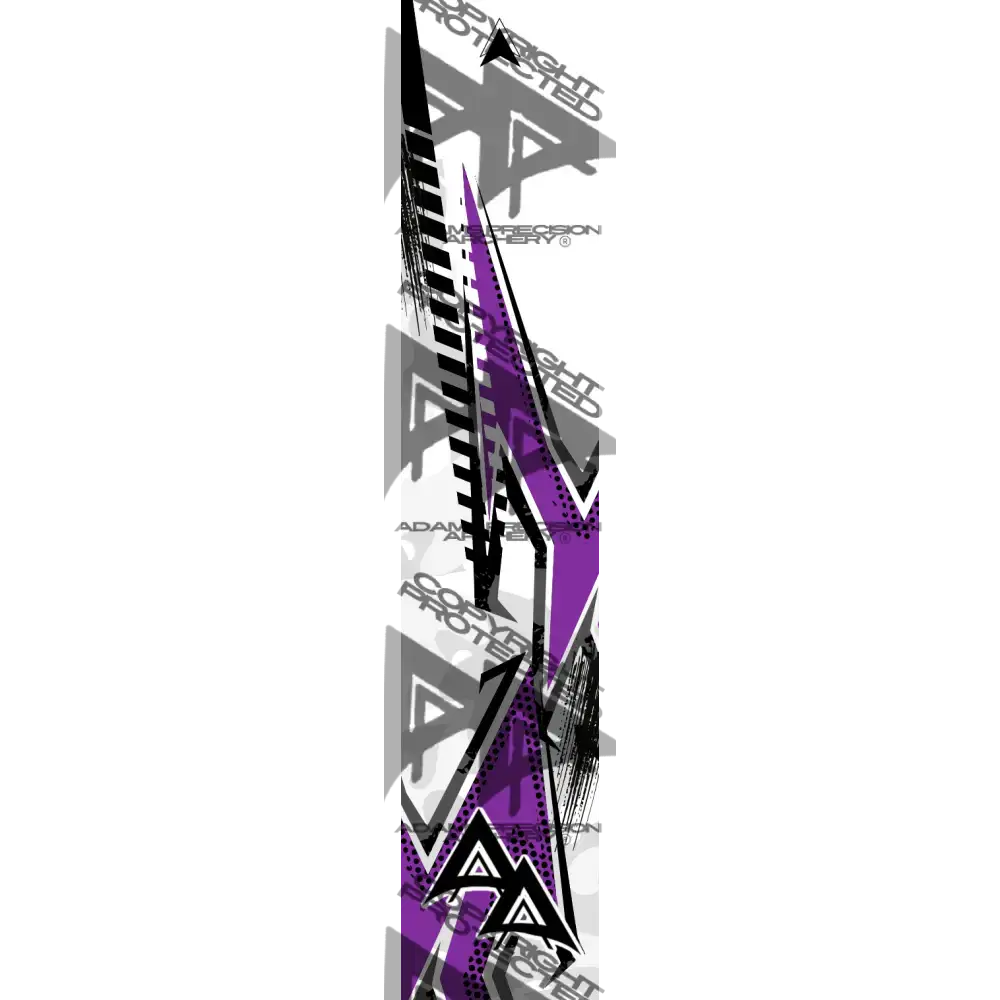 ABSTRACT BLADE SERIES ARROW WRAPS - PURPLE MATTE (STANDARD)