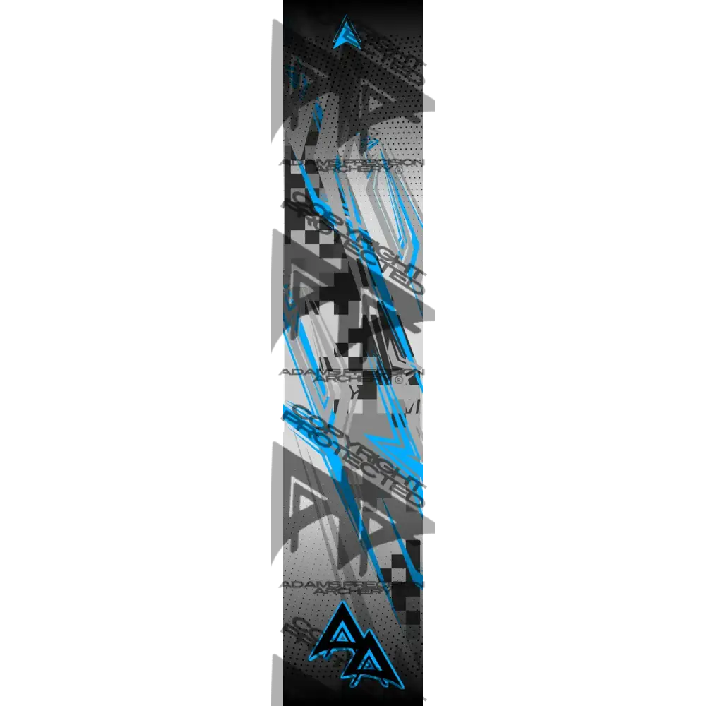 ABSTRACT GRAND PRIX SERIES ARROW WRAPS - LIGHT BLUE MATTE (STANDARD)