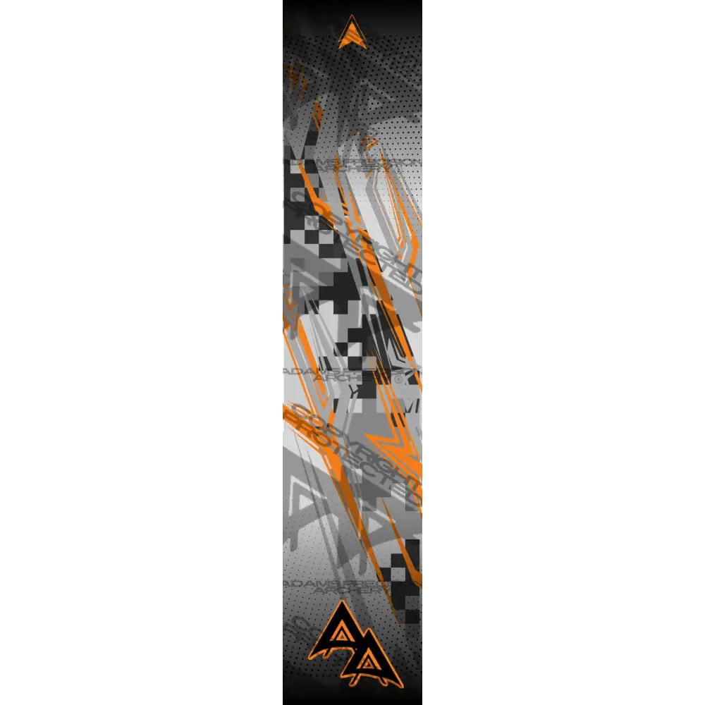 ABSTRACT GRAND PRIX SERIES ARROW WRAPS - ORANGE MATTE (STANDARD)