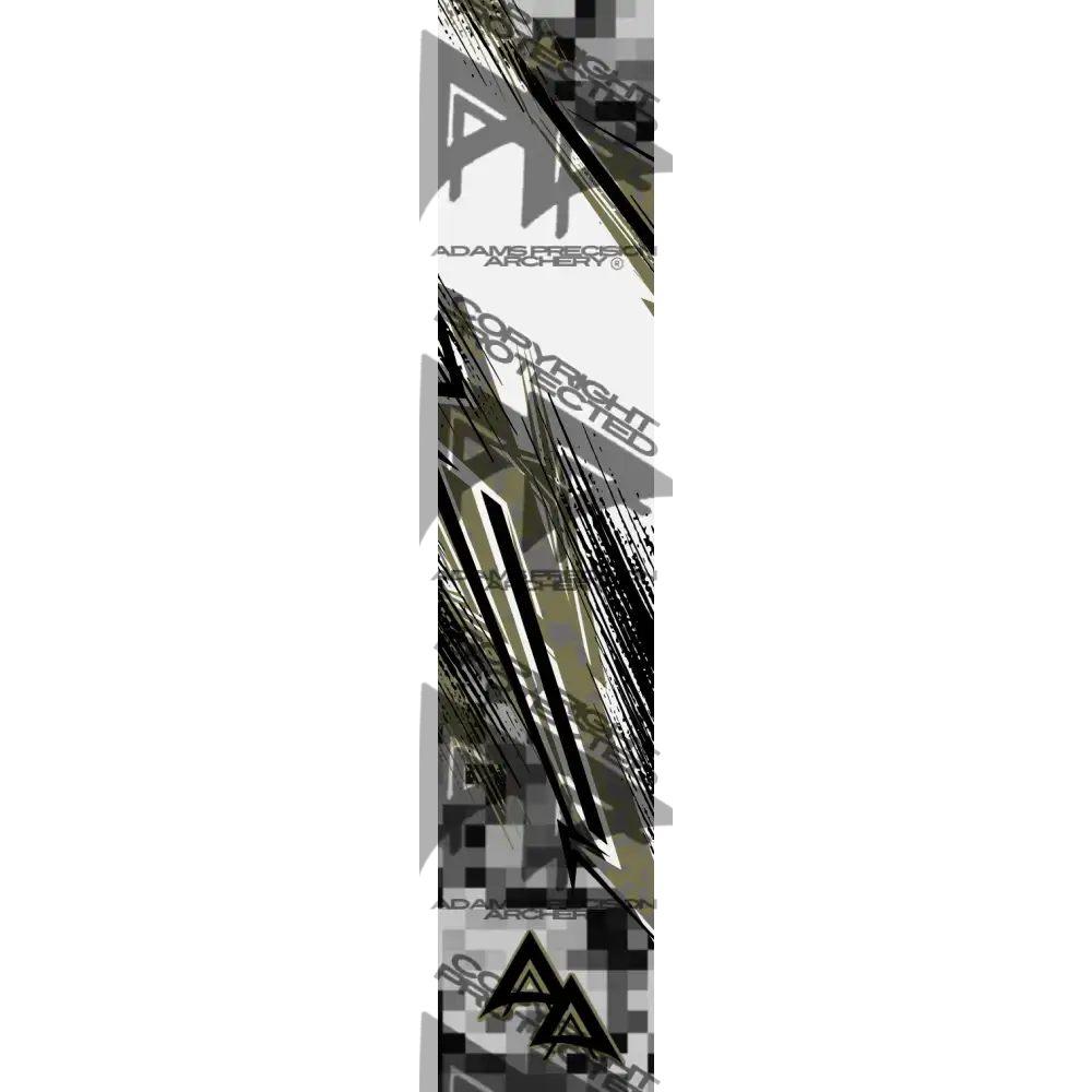 ABSTRACT SHIFTED SERIES ARROW WRAPS - OD GREEN MATTE (STANDARD)