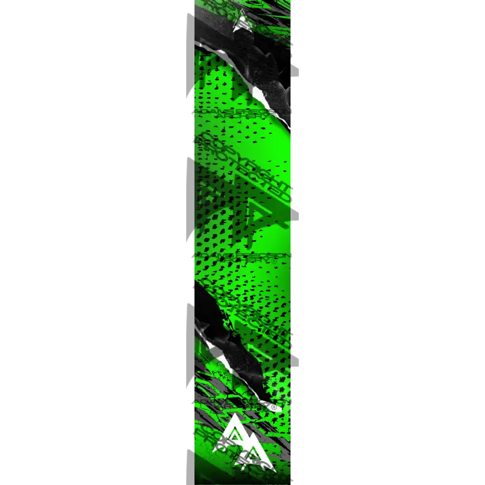 ABSTRACT TORN SERIES ARROW WRAPS - GREEN MATTE (STANDARD)