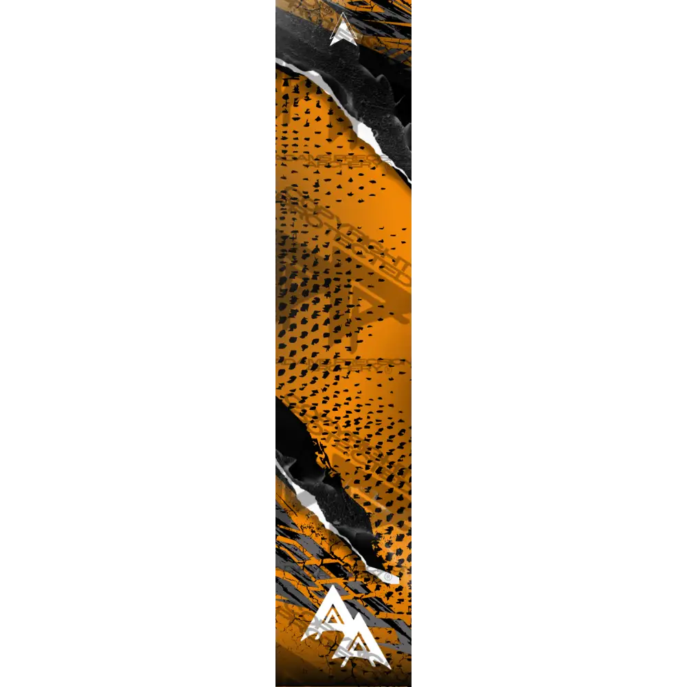 ABSTRACT TORN SERIES ARROW WRAPS - ORANGE MATTE (STANDARD)