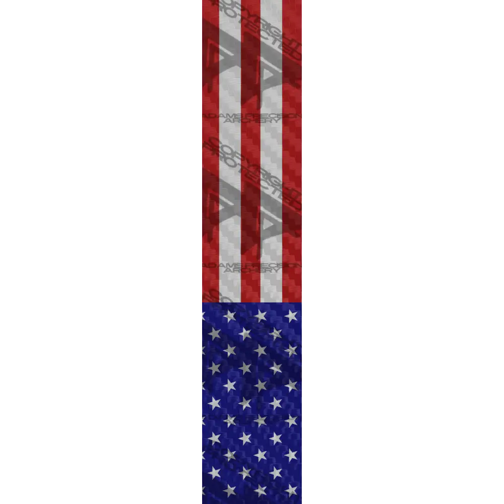 APA AMERICAN SERIES ARROW WRAPS - CARBON FIBER FLAG MATTE (STANDARD)