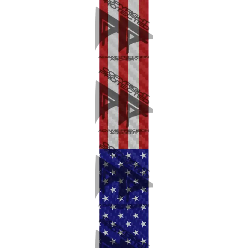 APA AMERICAN SERIES ARROW WRAPS - CARBON FIBER FLAG MATTE (STANDARD)