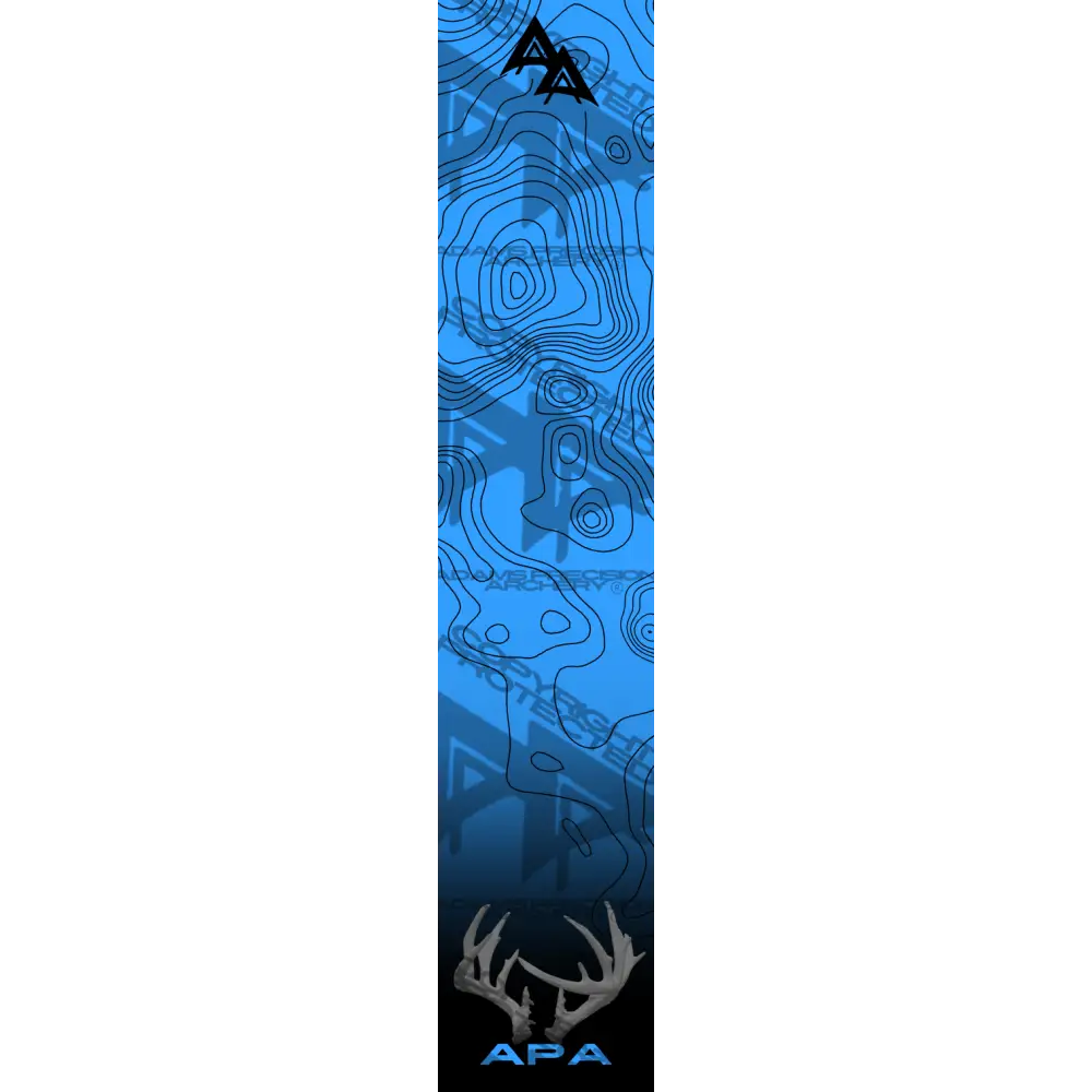 APA ANTLER TOPO SERIES ARROW WRAPS - BLUE