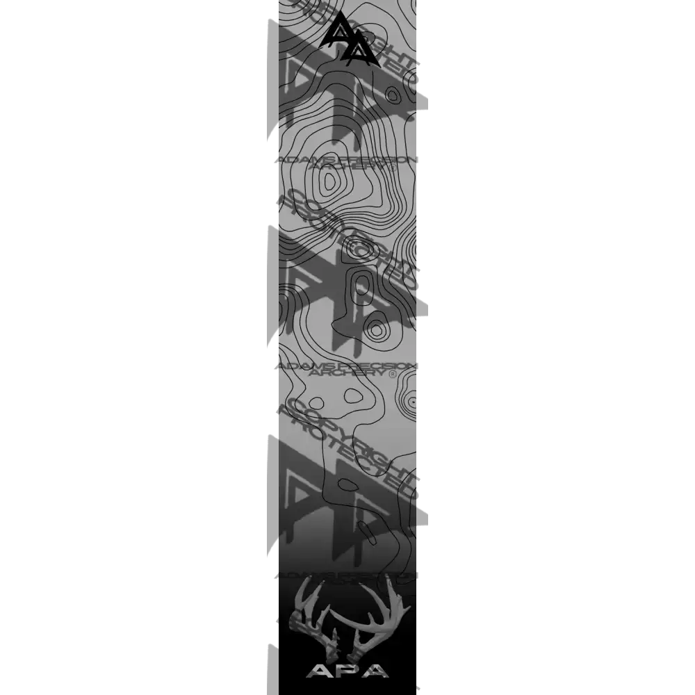 APA ANTLER TOPO SERIES ARROW WRAPS - GREY