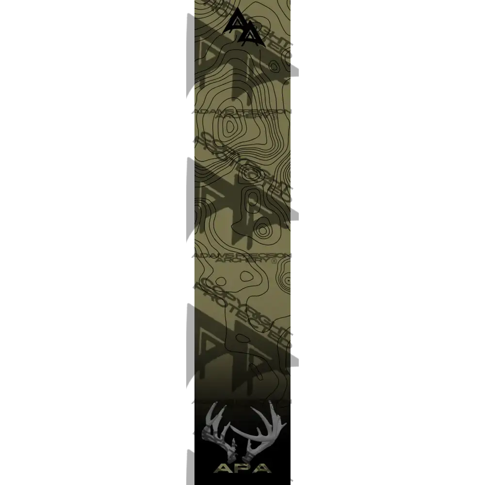 APA ANTLER TOPO SERIES ARROW WRAPS - OD GREEN