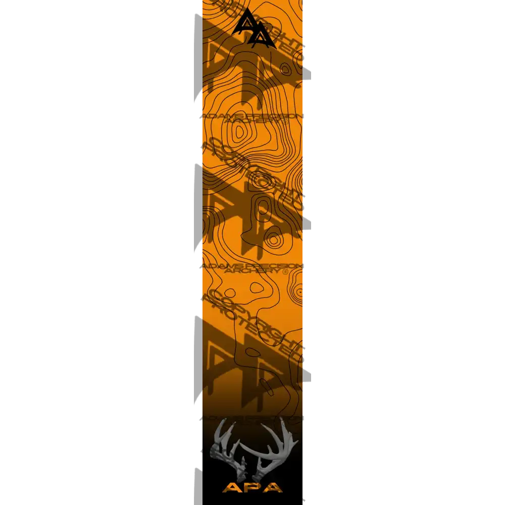 APA ANTLER TOPO SERIES ARROW WRAPS - ORANGE
