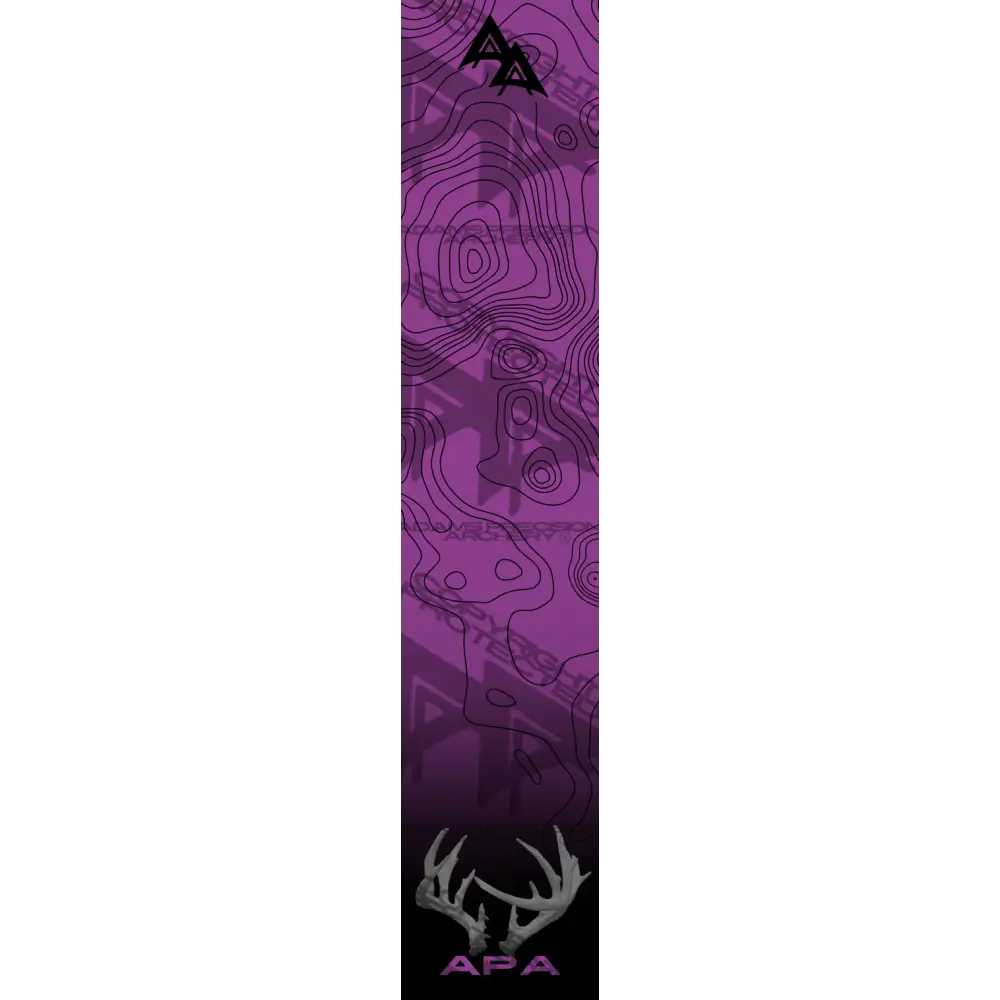 APA ANTLER TOPO SERIES ARROW WRAPS - PURPLE