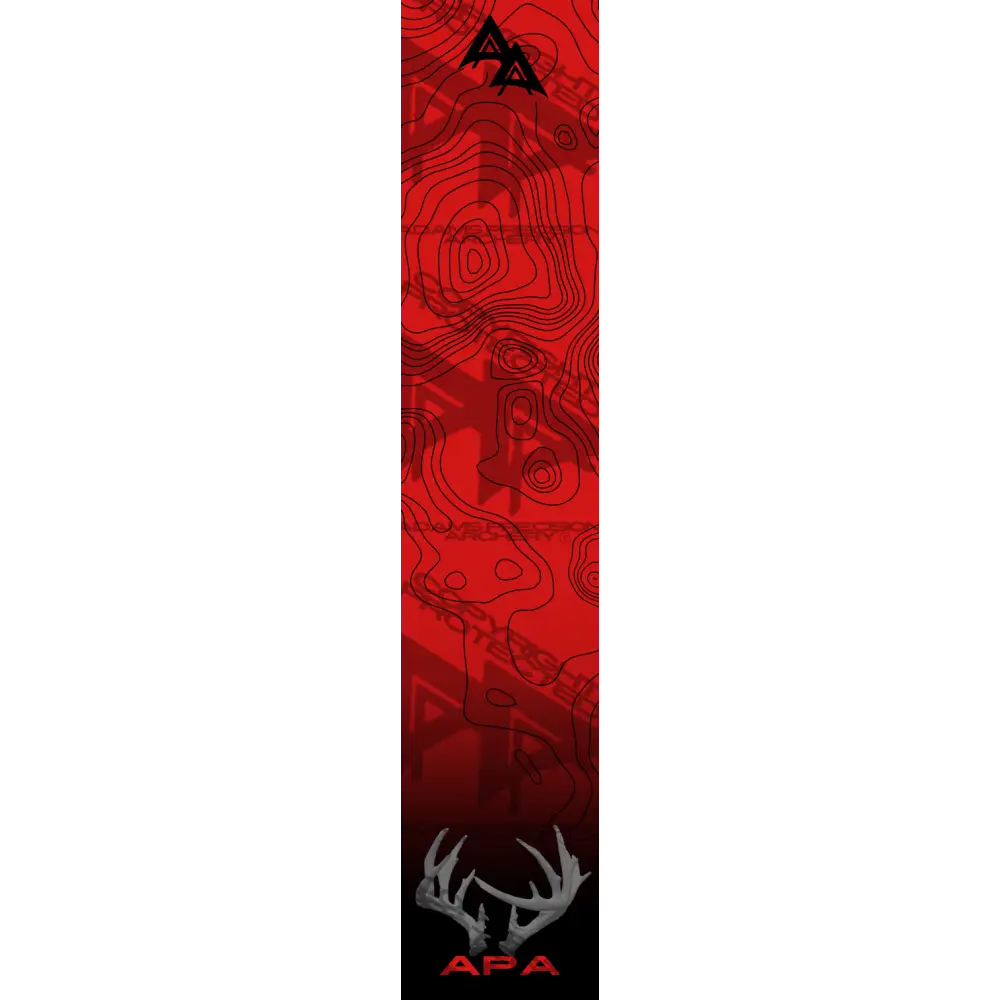 APA ANTLER TOPO SERIES ARROW WRAPS - RED