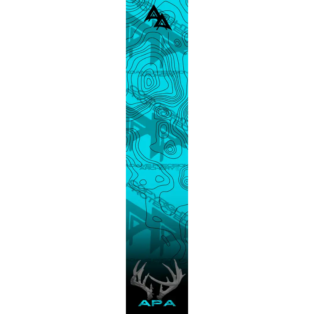 APA ANTLER TOPO SERIES ARROW WRAPS - TEAL