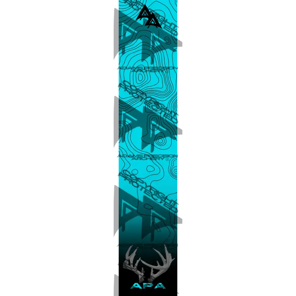 APA ANTLER TOPO SERIES ARROW WRAPS - TEAL