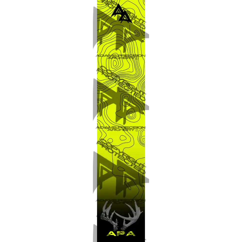 APA ANTLER TOPO SERIES ARROW WRAPS - YELLOW