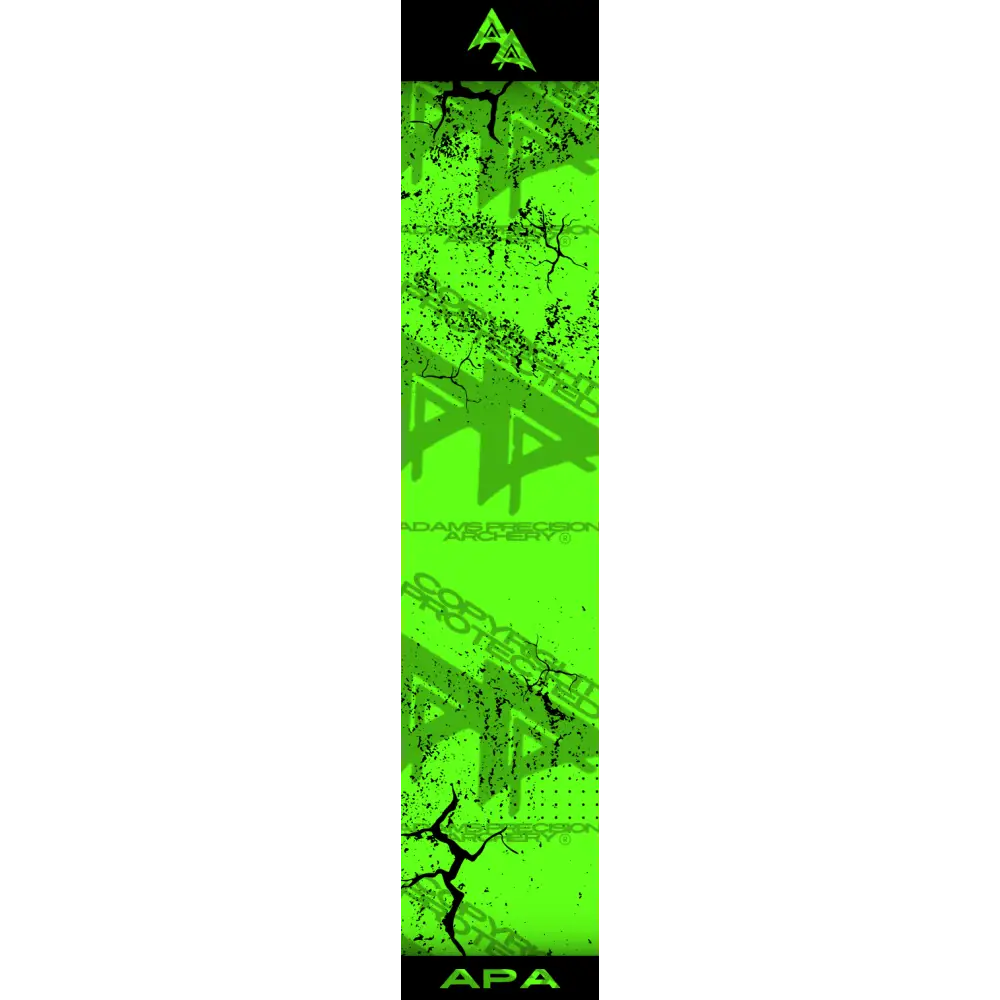 APA BLACK SHATTERED SERIES ARROW WRAP GREEN