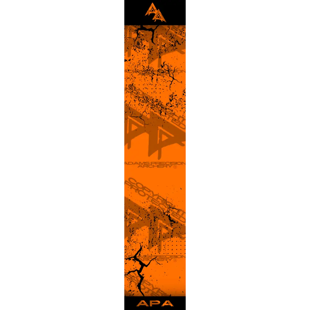 APA BLACK SHATTERED SERIES ARROW WRAP ORANGE