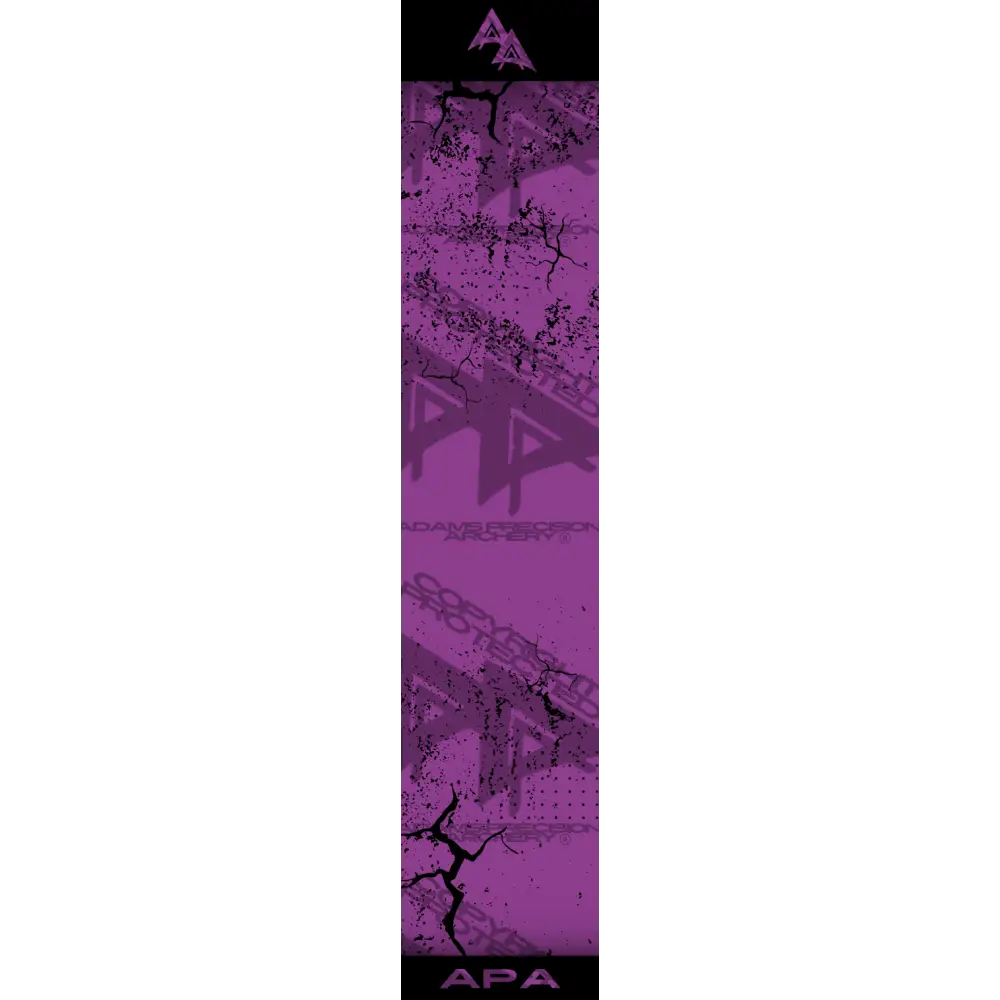 APA BLACK SHATTERED SERIES ARROW WRAP PURPLE