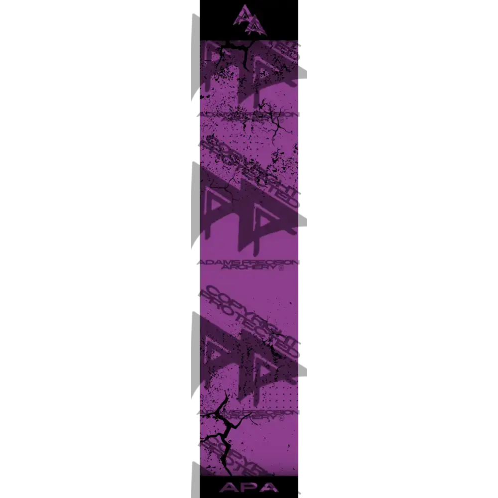 APA BLACK SHATTERED SERIES ARROW WRAP PURPLE