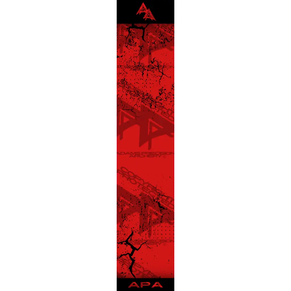 APA BLACK SHATTERED SERIES ARROW WRAP RED