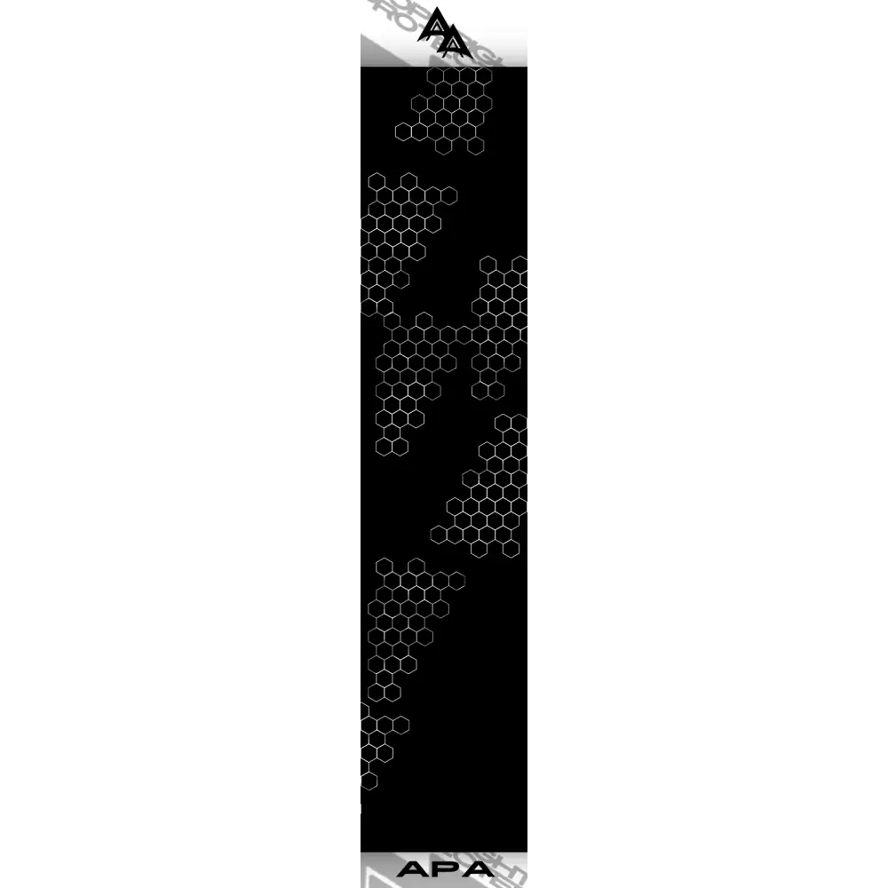 APA BLACK VANISHING HEX SERIES ARROW WRAP MATTE (STANDARD) APA HEX SERIES