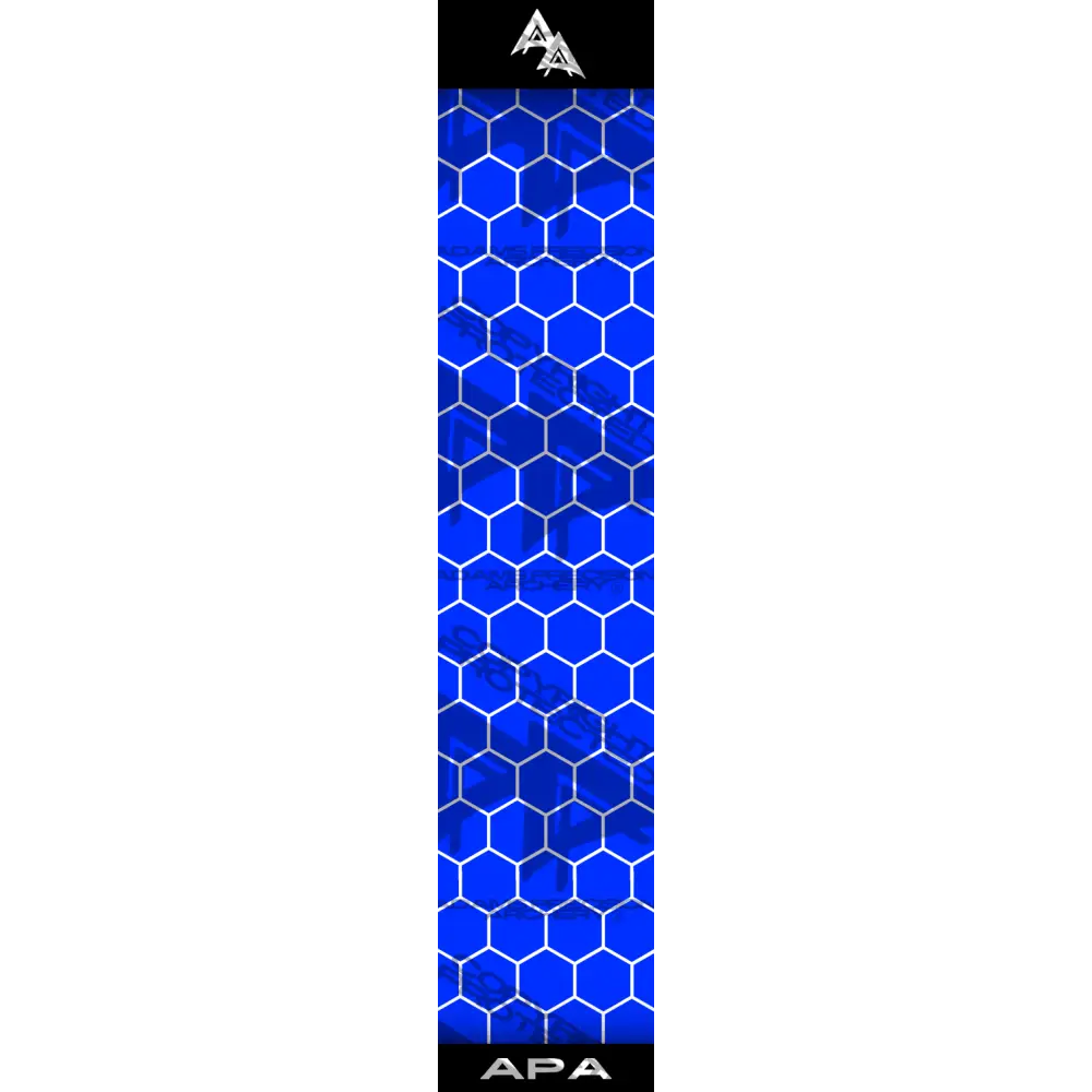 APA BLUE FILLED HEX SERIES ARROW WRAP MATTE (STANDARD) APA HEX SERIES