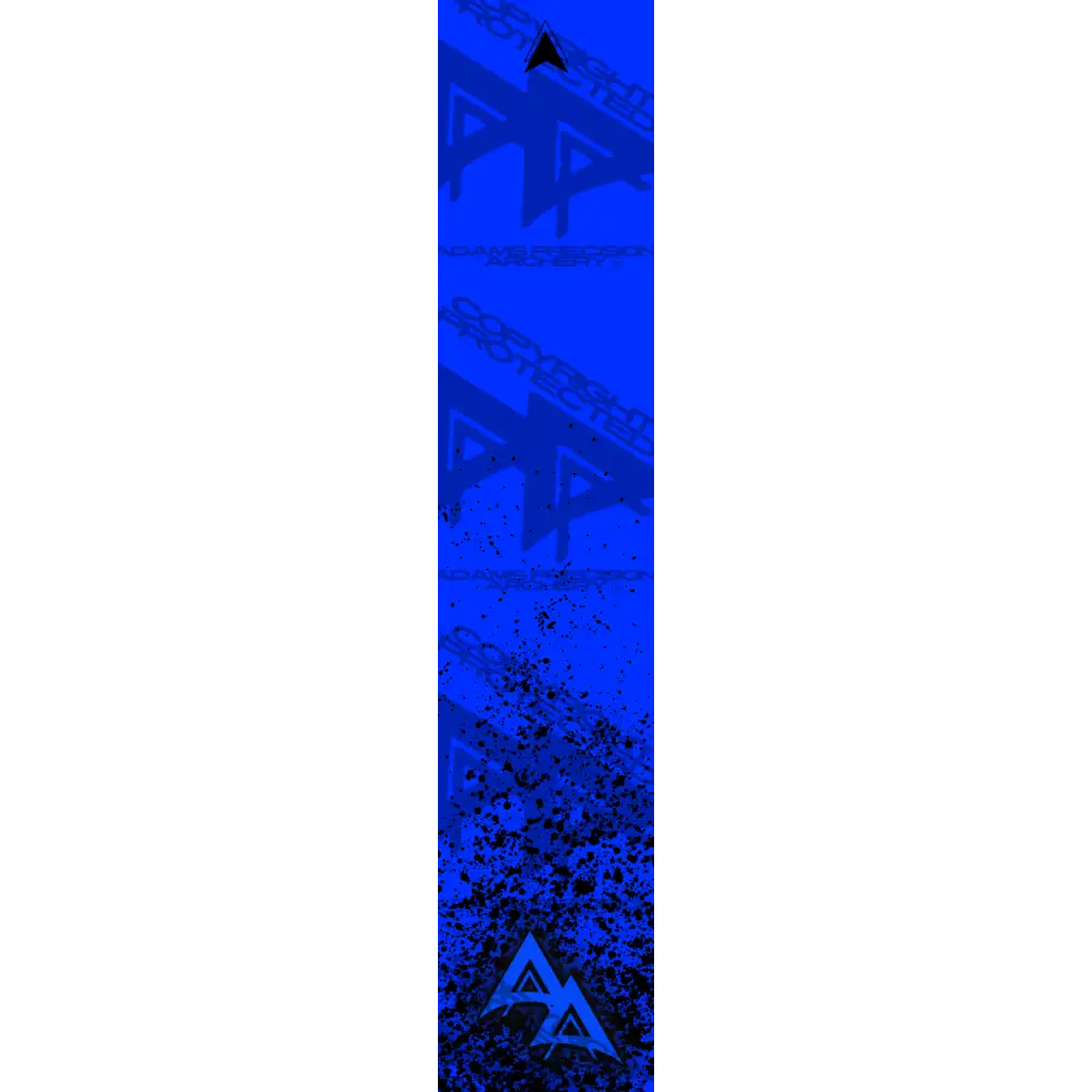 APA BLUE PAINTBALL SERIES ARROW WRAP MATTE (STANDARD) ARROW WRAPS